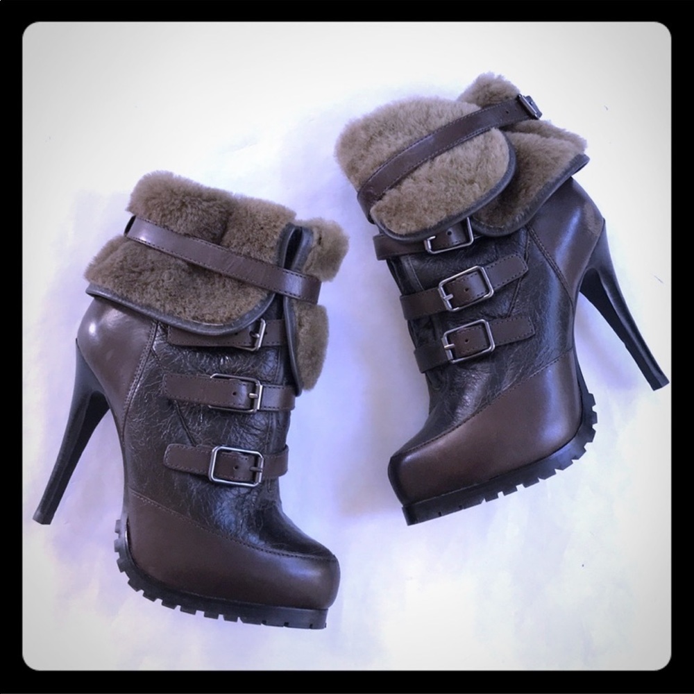 Ash • ‘Enigma’ Platform Boots, 37